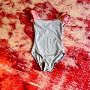 Yumiko pink and baby blue leotard size C12
